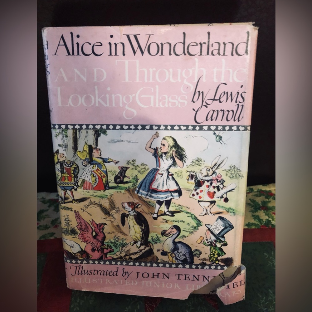 Alice in Wonderland and Throughout the Looking Glass by Lewis Carroll Hardcover